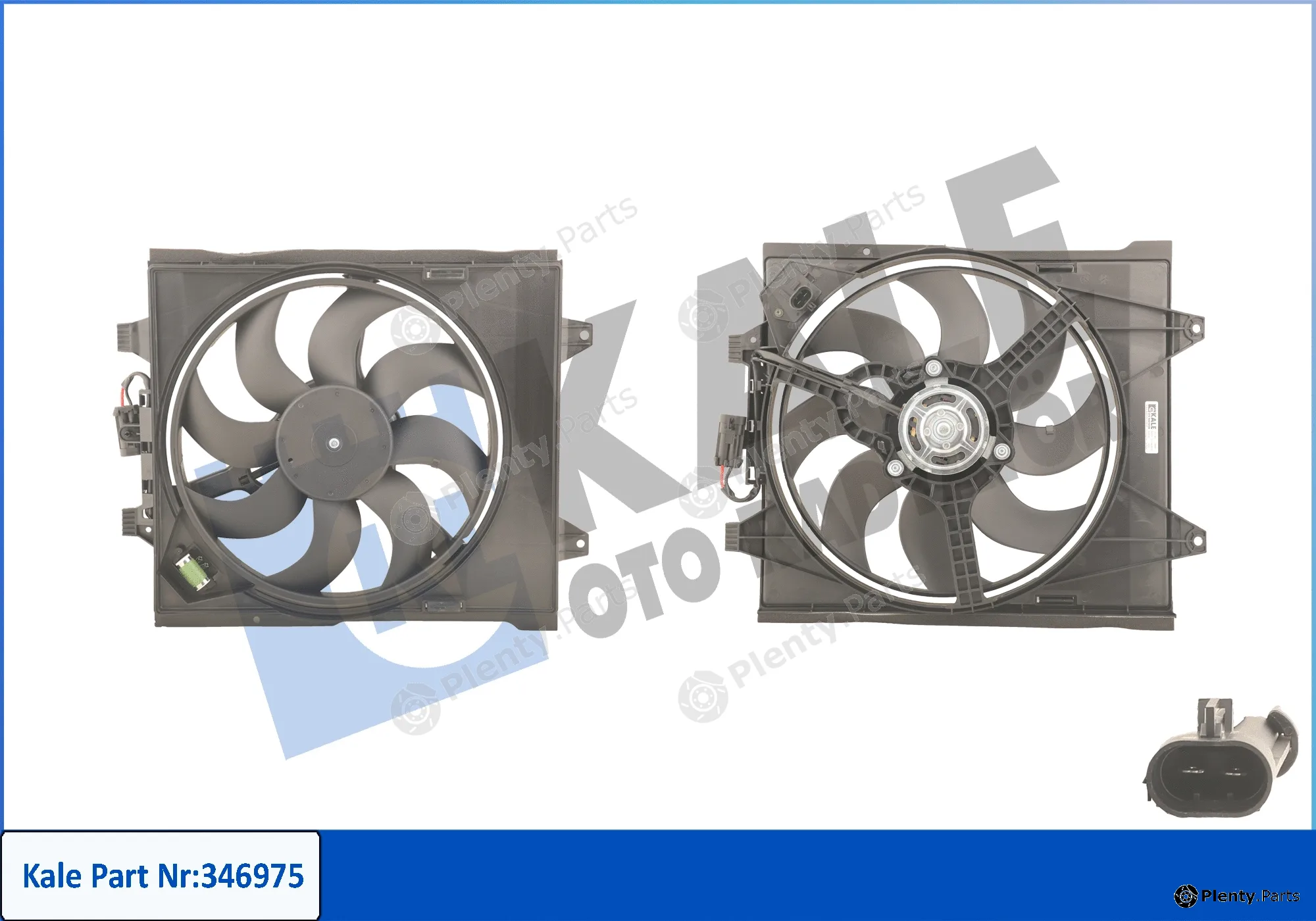 Kale Oto Radyatör 346975 — Fan, engine cooling