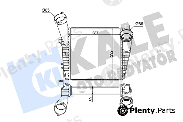 Kale Oto Radyatör 344740 — Charge Air Cooler
