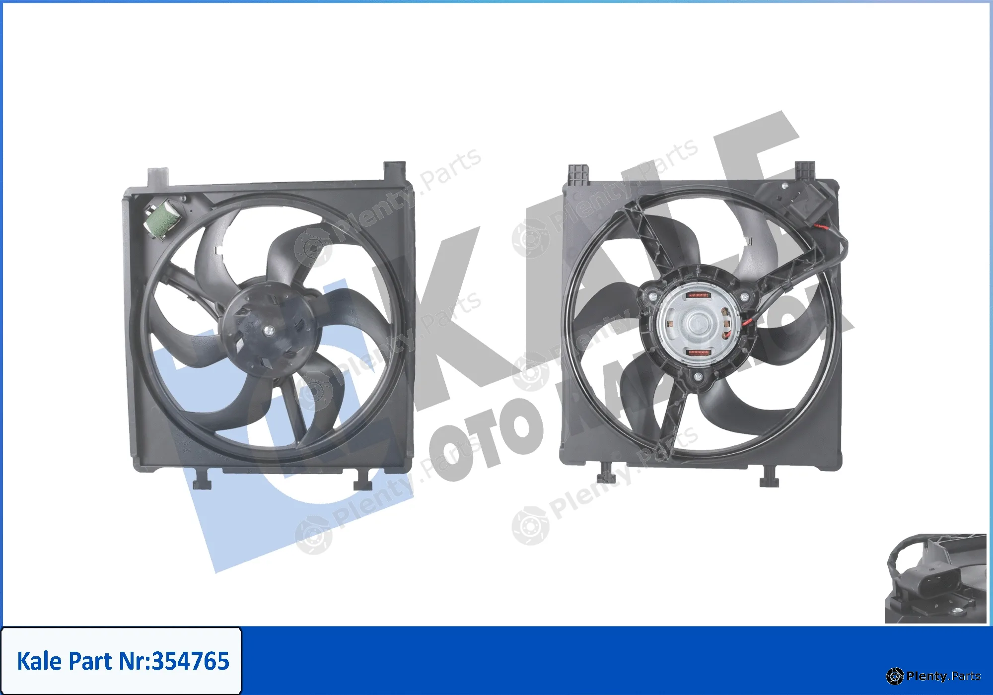 Kale Oto Radyatör 354765 — Fan, engine cooling