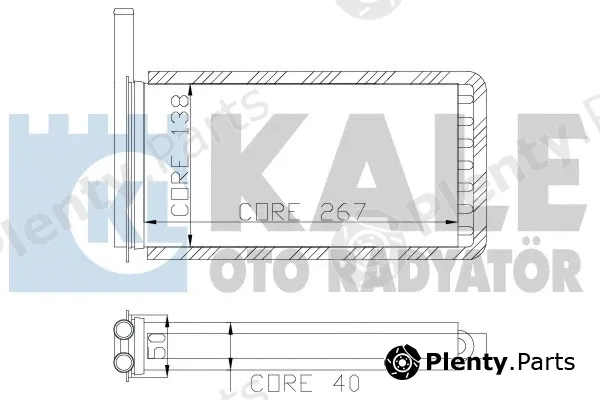 Kale Oto Radyatör 104700 — Heat Exchanger, interior heating