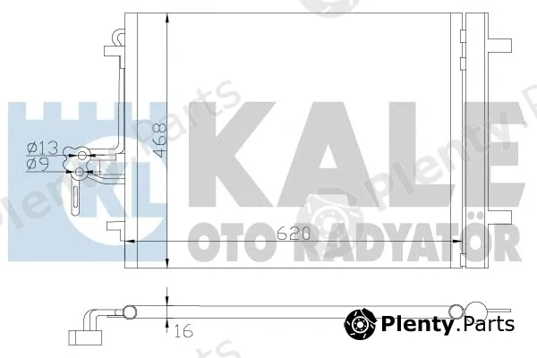 Kale Oto Radyatör 386200 — Condenser, air conditioning