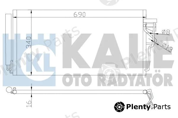 Kale Oto Radyatör 387300 — Condenser, air conditioning