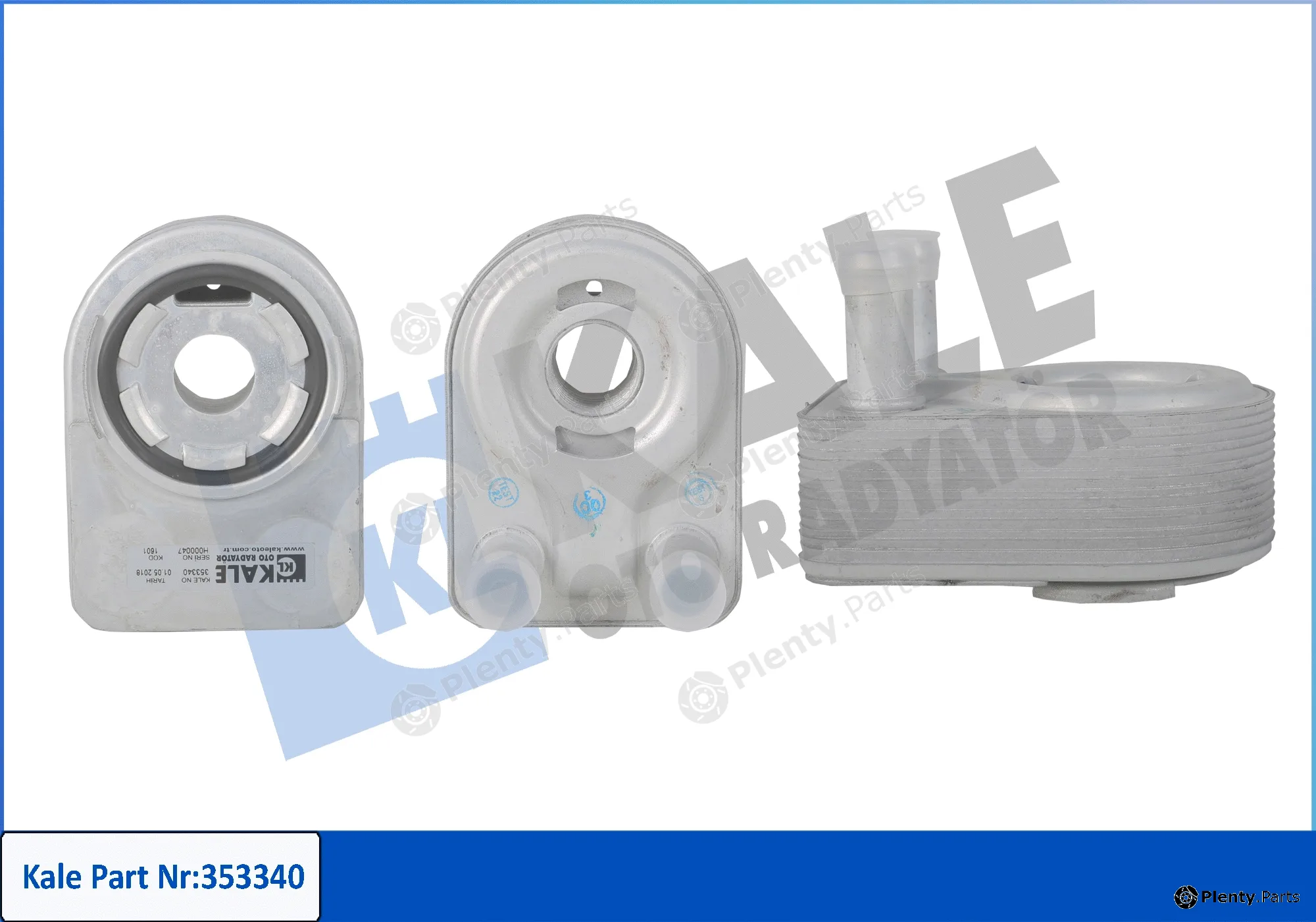 Kale Oto Radyatör 353340 — Oil Cooler, engine oil