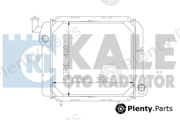 Kale Oto Radyatör 167299 — Radiator, engine cooling