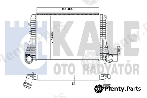 Kale Oto Radyatör 342100 — Charge Air Cooler