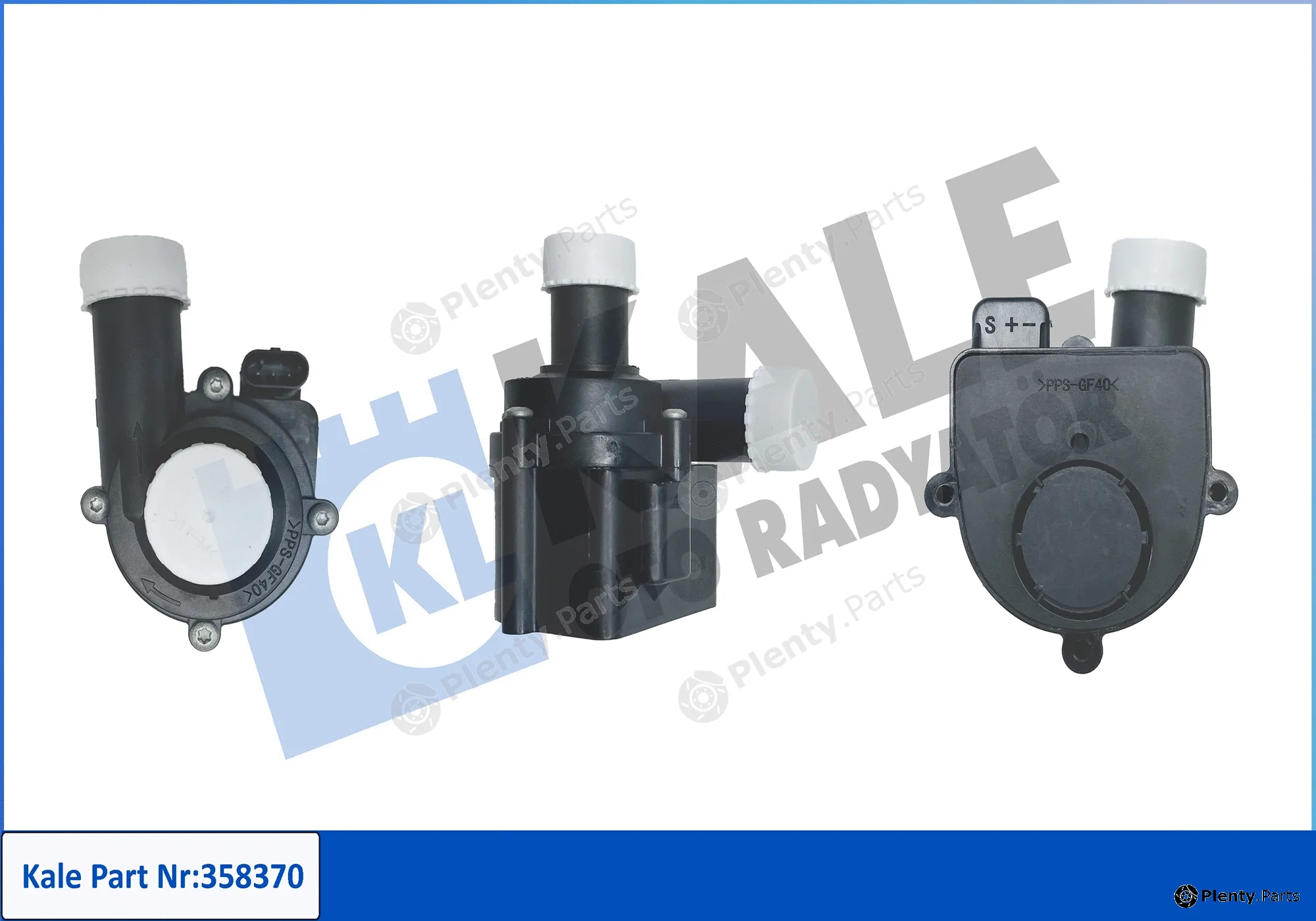 Kale Oto Radyatör 358370 — Auxiliary Water Pump (cooling water circuit)