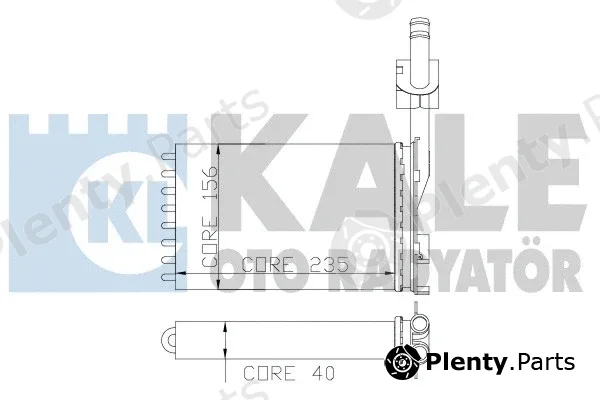 Kale Oto Radyatör 109900 — Heat Exchanger, interior heating
