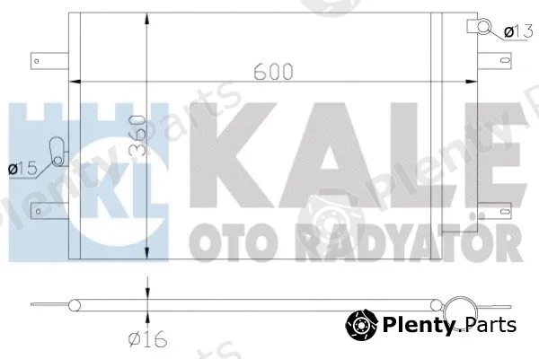 Kale Oto Radyatör 375900 — Condenser, air conditioning