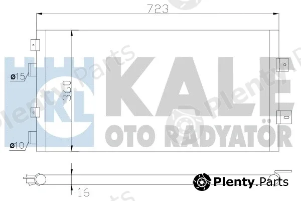 Kale Oto Radyatör 342420 — Condenser, air conditioning