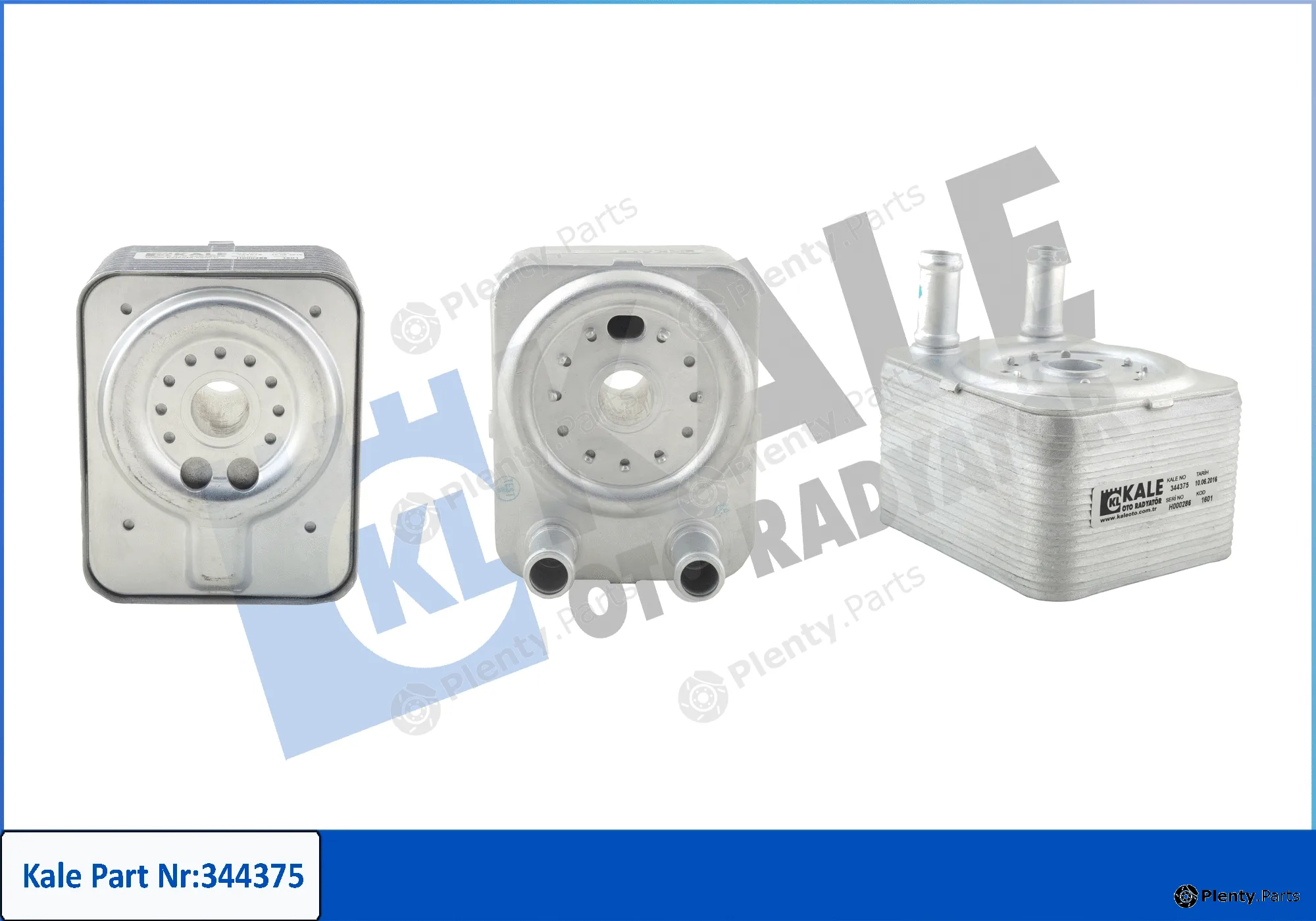 Kale Oto Radyatör 344375 — Oil Cooler, engine oil