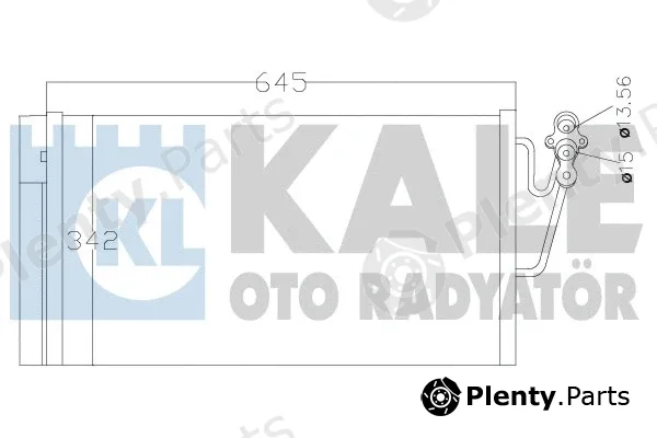 Kale Oto Radyatör 384900 — Condenser, air conditioning