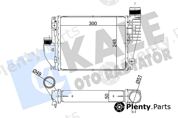 Kale Oto Radyatör 358705 — Charge Air Cooler