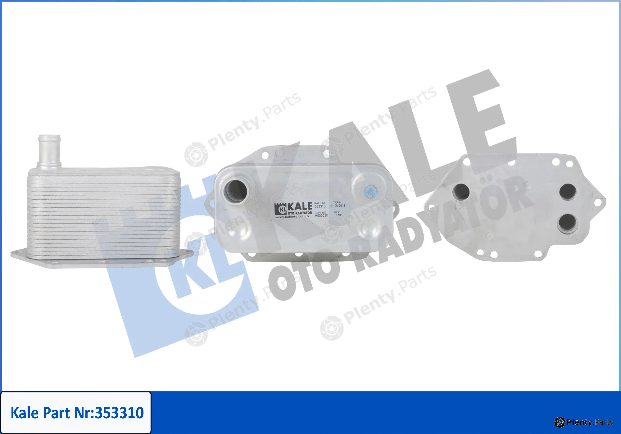 Kale Oto Radyatör 353310 — Oil Cooler, engine oil
