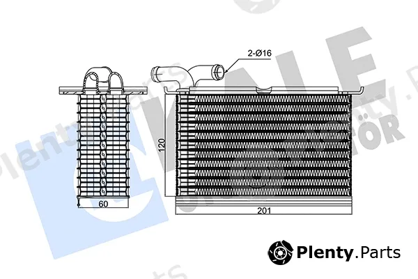 Kale Oto Radyatör 354520 — Charge Air Cooler