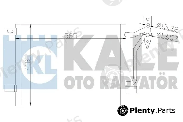Kale Oto Radyatör 376800 — Condenser, air conditioning