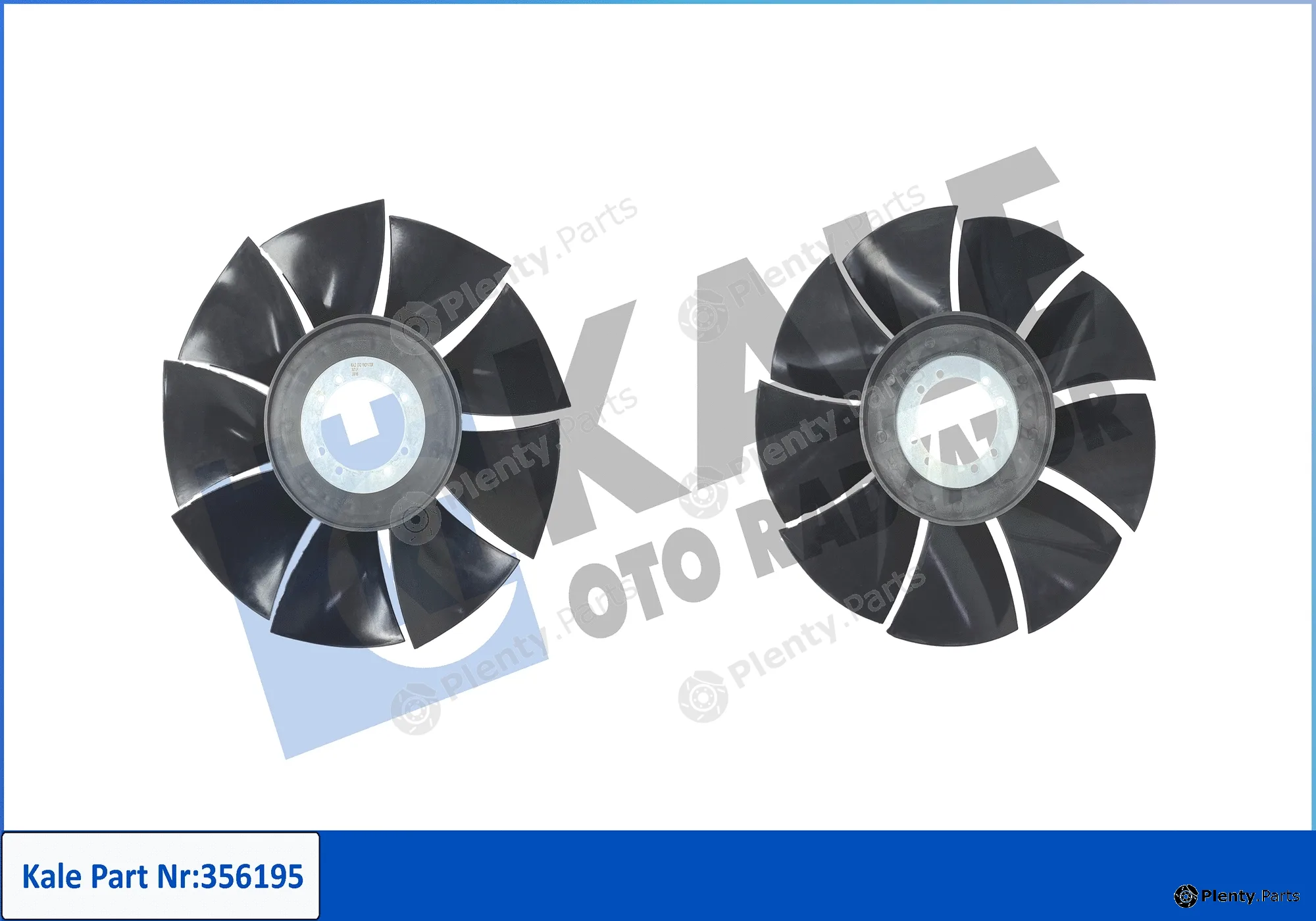 Kale Oto Radyatör 356195 — Fan Wheel, engine cooling