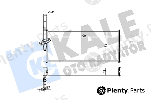 Kale Oto Radyatör 204800 — Heat Exchanger, interior heating