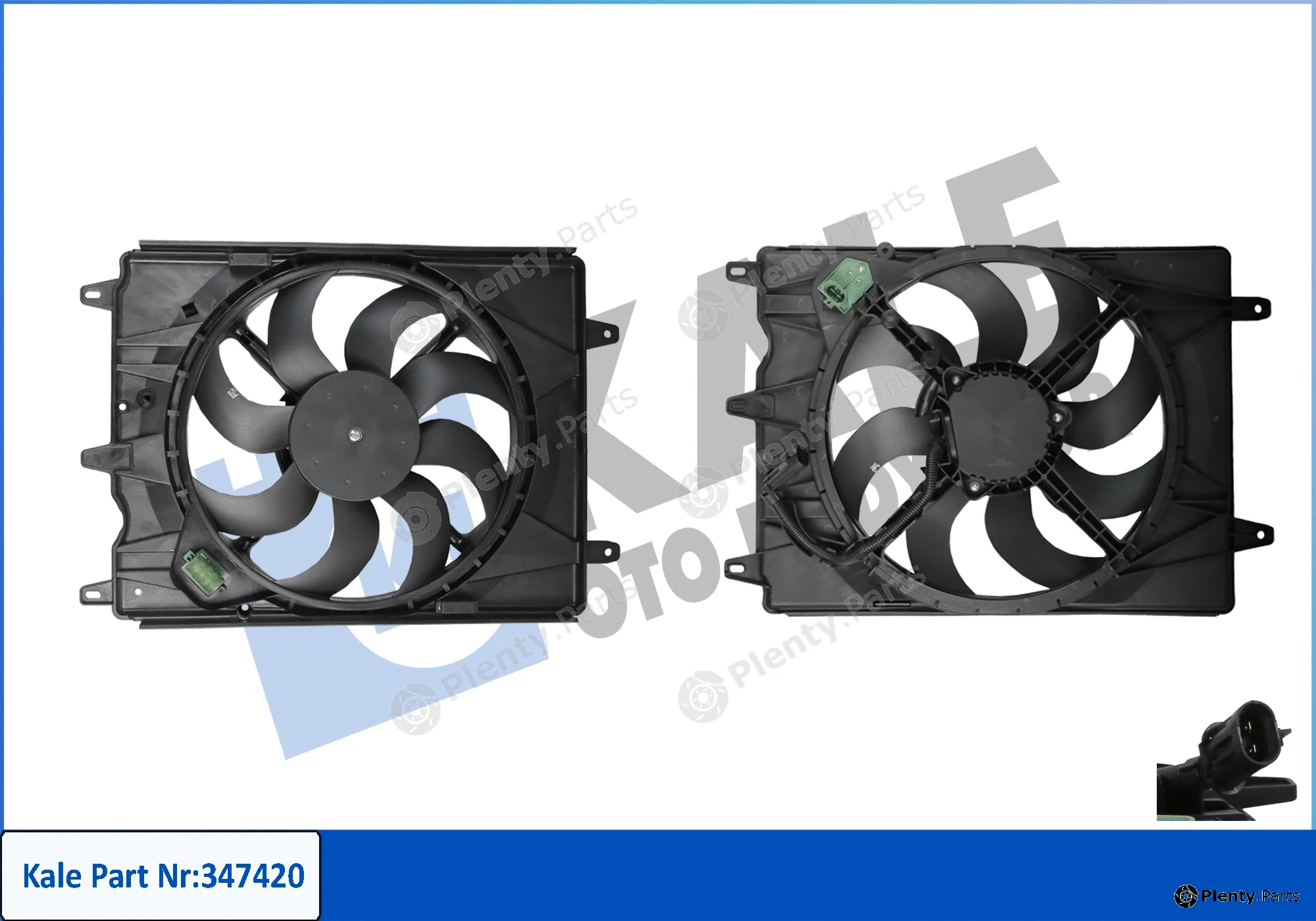 Kale Oto Radyatör 347420 — Fan, engine cooling