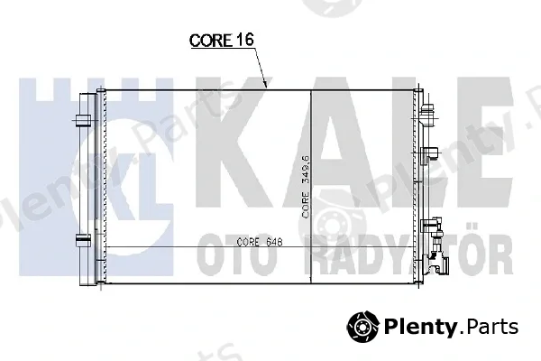 Kale Oto Radyatör 220800 — Condenser, air conditioning