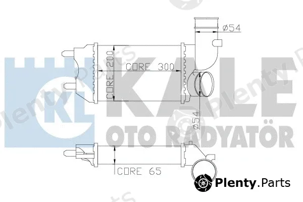 Kale Oto Radyatör 343500 — Charge Air Cooler