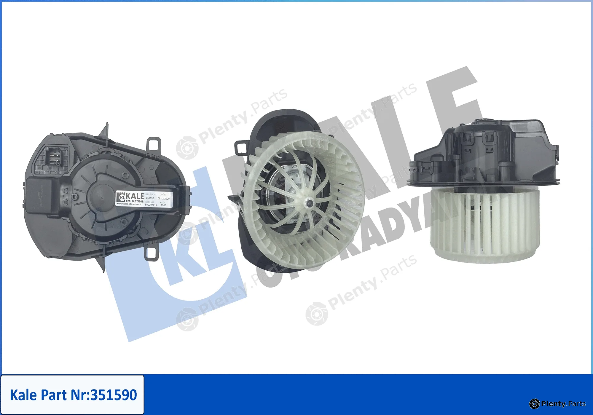 Kale Oto Radyatör 351590 — Interior Blower