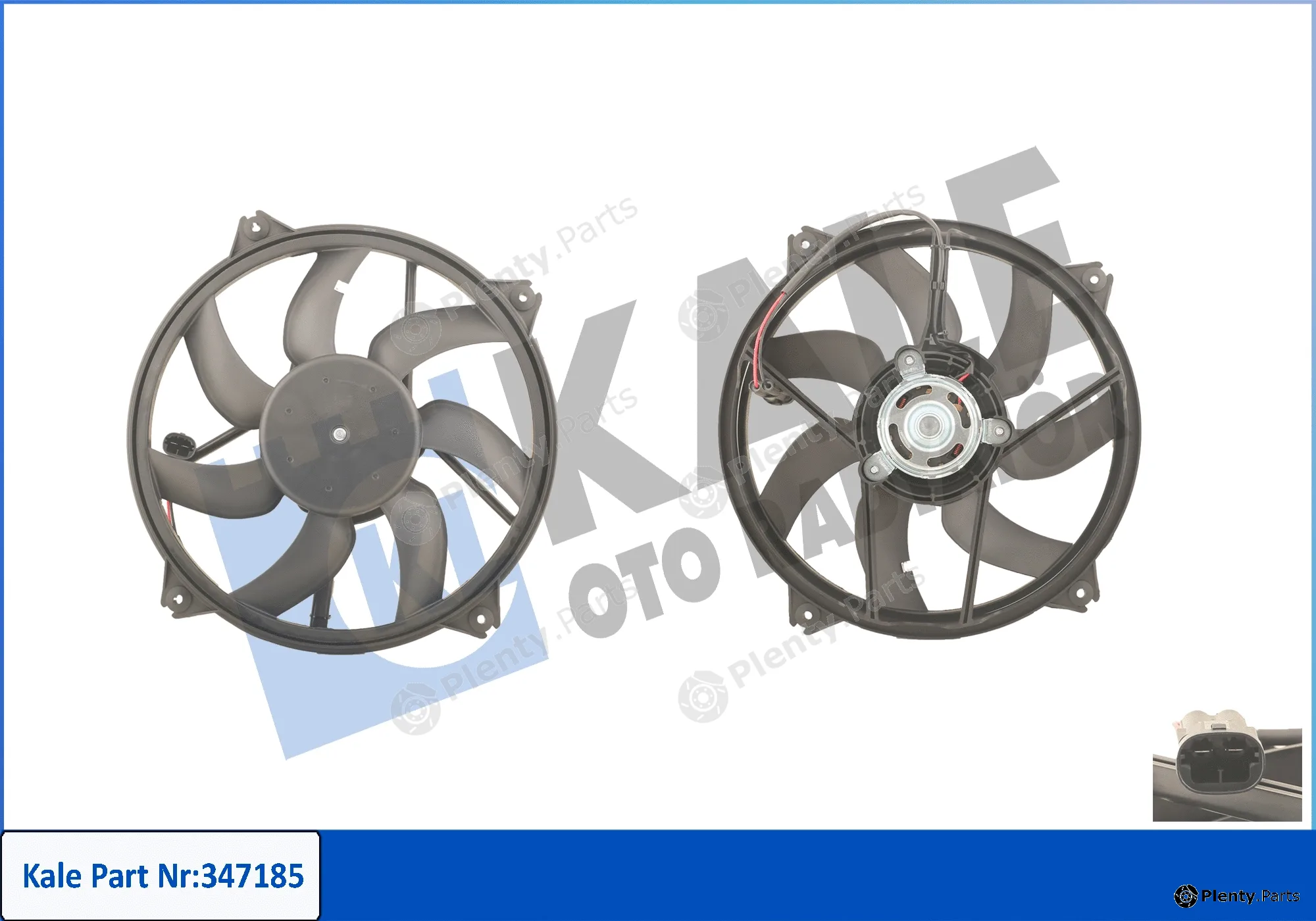 Kale Oto Radyatör 347185 — Fan, engine cooling