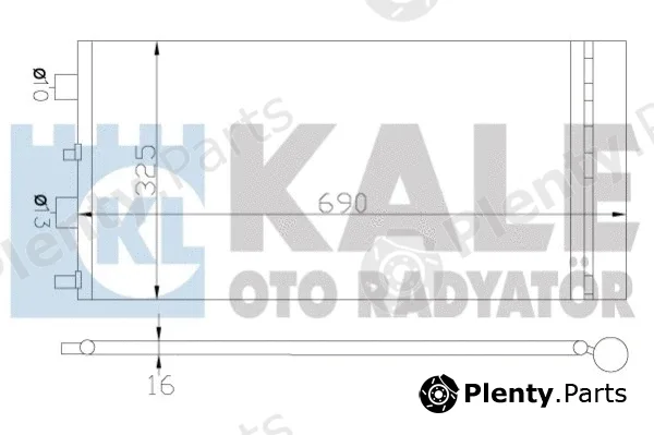 Kale Oto Radyatör 342840 — Condenser, air conditioning