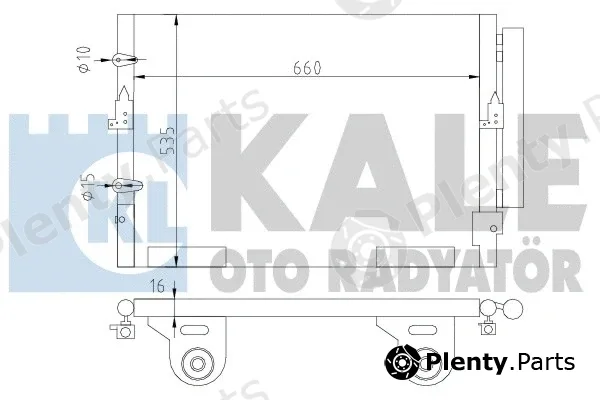 Kale Oto Radyatör 342645 — Condenser, air conditioning
