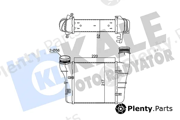 Kale Oto Radyatör 352430 — Charge Air Cooler