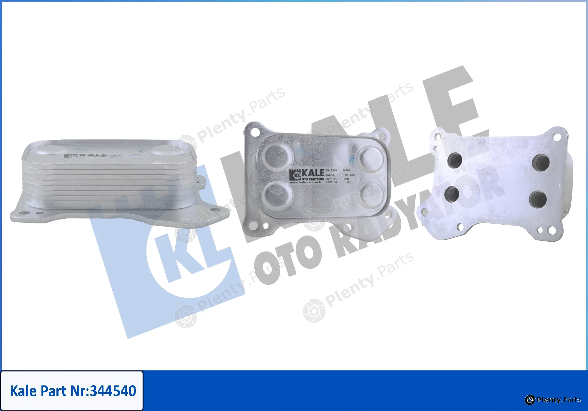 Kale Oto Radyatör 344540 — Oil Cooler, engine oil