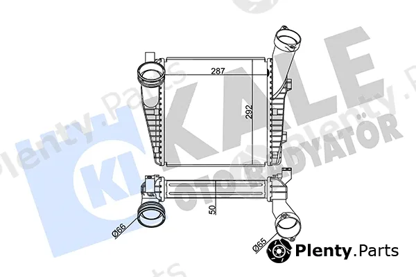 Kale Oto Radyatör 344735 — Charge Air Cooler