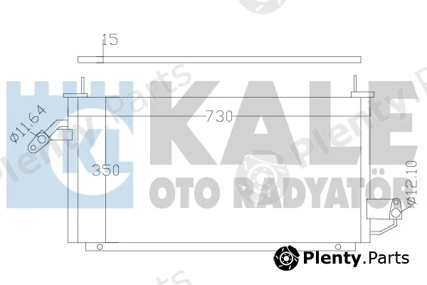 Kale Oto Radyatör 389800 — Condenser, air conditioning