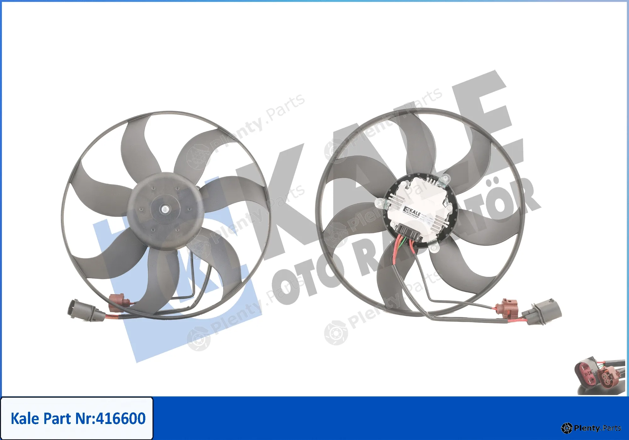 Kale Oto Radyatör 416600 — Fan, engine cooling