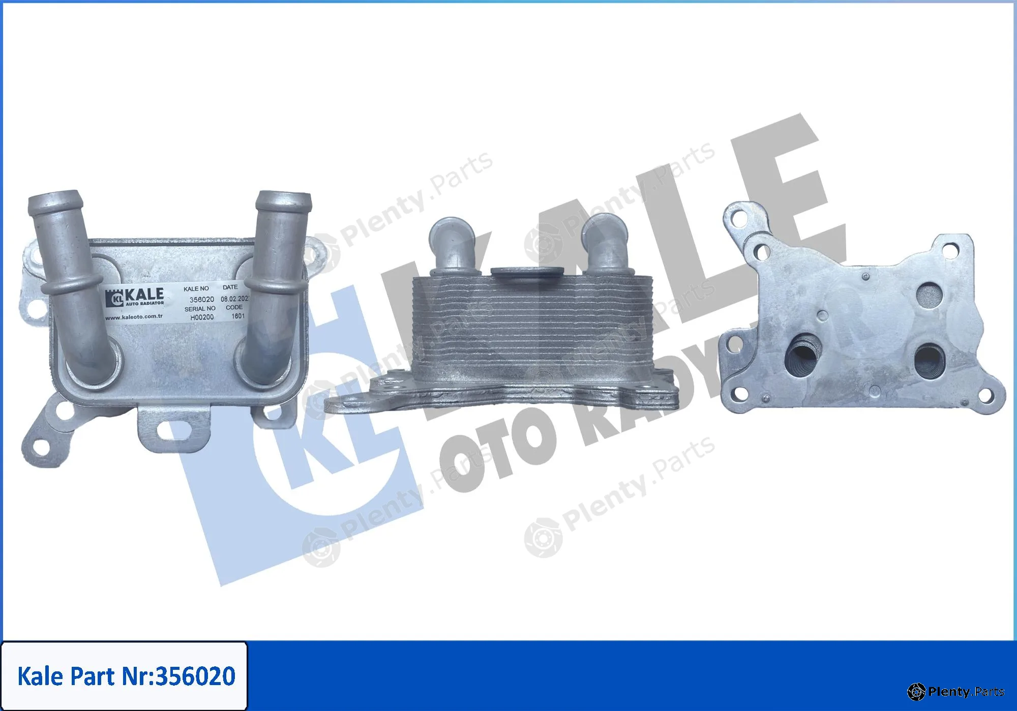 Kale Oto Radyatör 356020 — Oil Cooler, engine oil