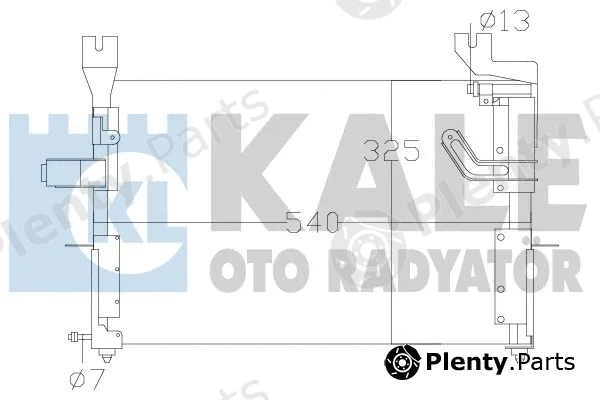 Kale Oto Radyatör 342620 — Condenser, air conditioning