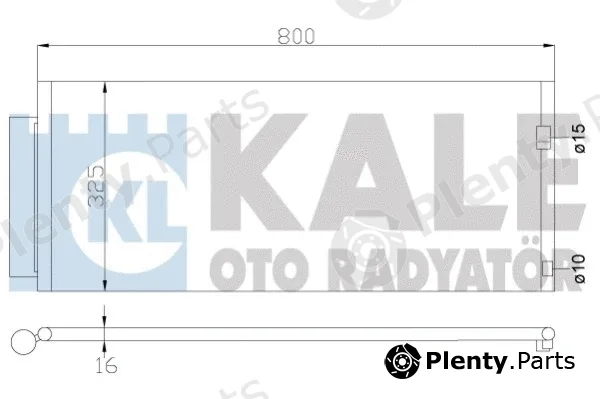 Kale Oto Radyatör 342970 — Condenser, air conditioning