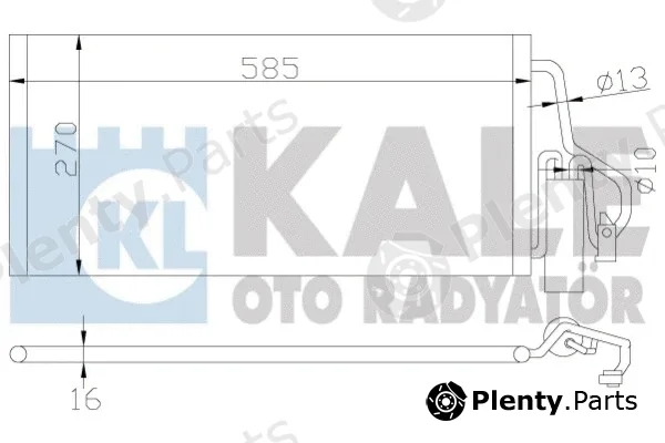 Kale Oto Radyatör 342915 — Condenser, air conditioning