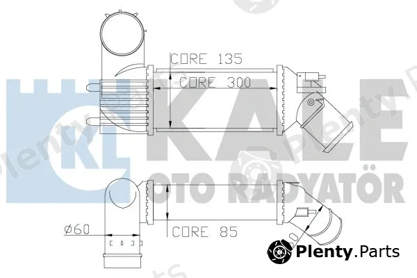 Kale Oto Radyatör 343600 — Charge Air Cooler