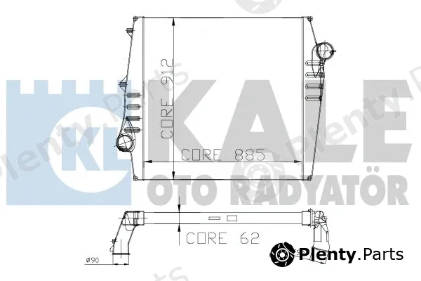 Kale Oto Radyatör 135600 — Charge Air Cooler
