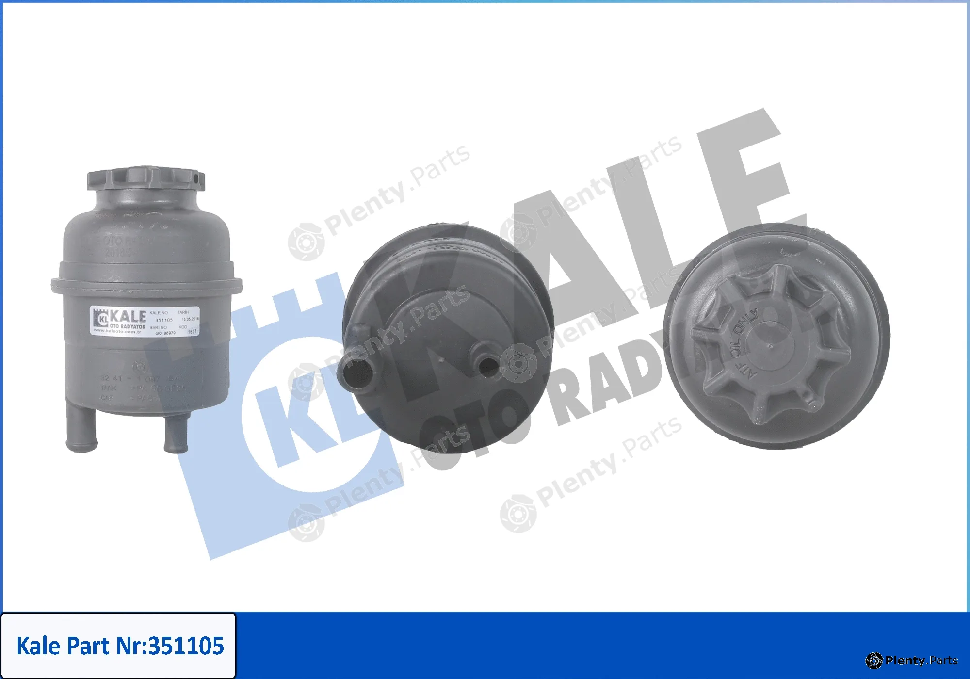 Kale Oto Radyatör 351105 — Equalising reservoir, hydraulic oil (power steering)