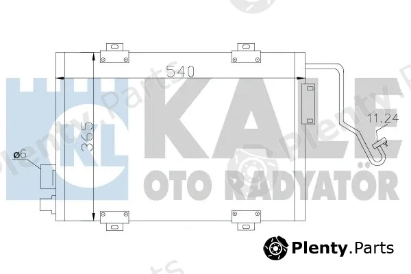 Kale Oto Radyatör 342810 — Condenser, air conditioning