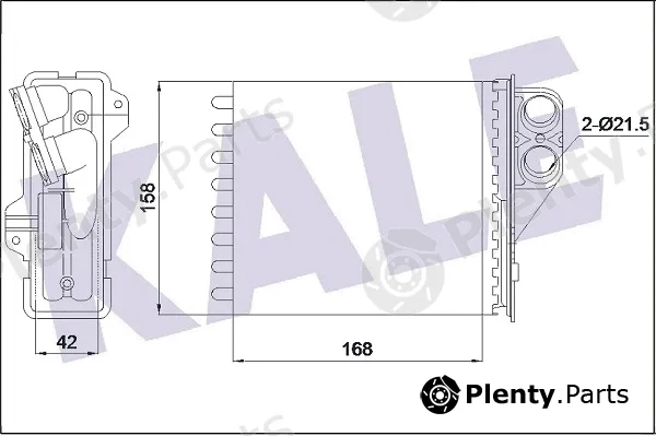 Kale Oto Radyatör 346415 — Heat Exchanger, interior heating