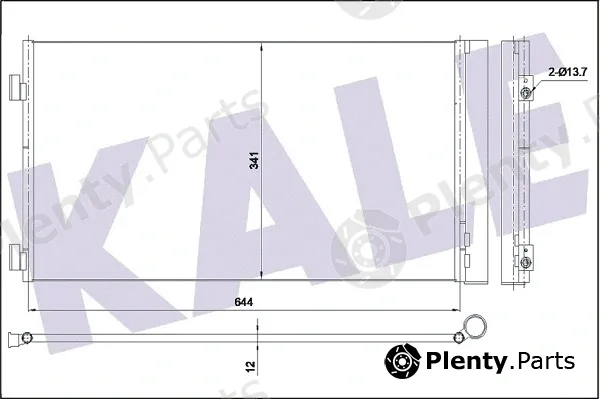 Kale Oto Radyatör 353170 — Condenser, air conditioning
