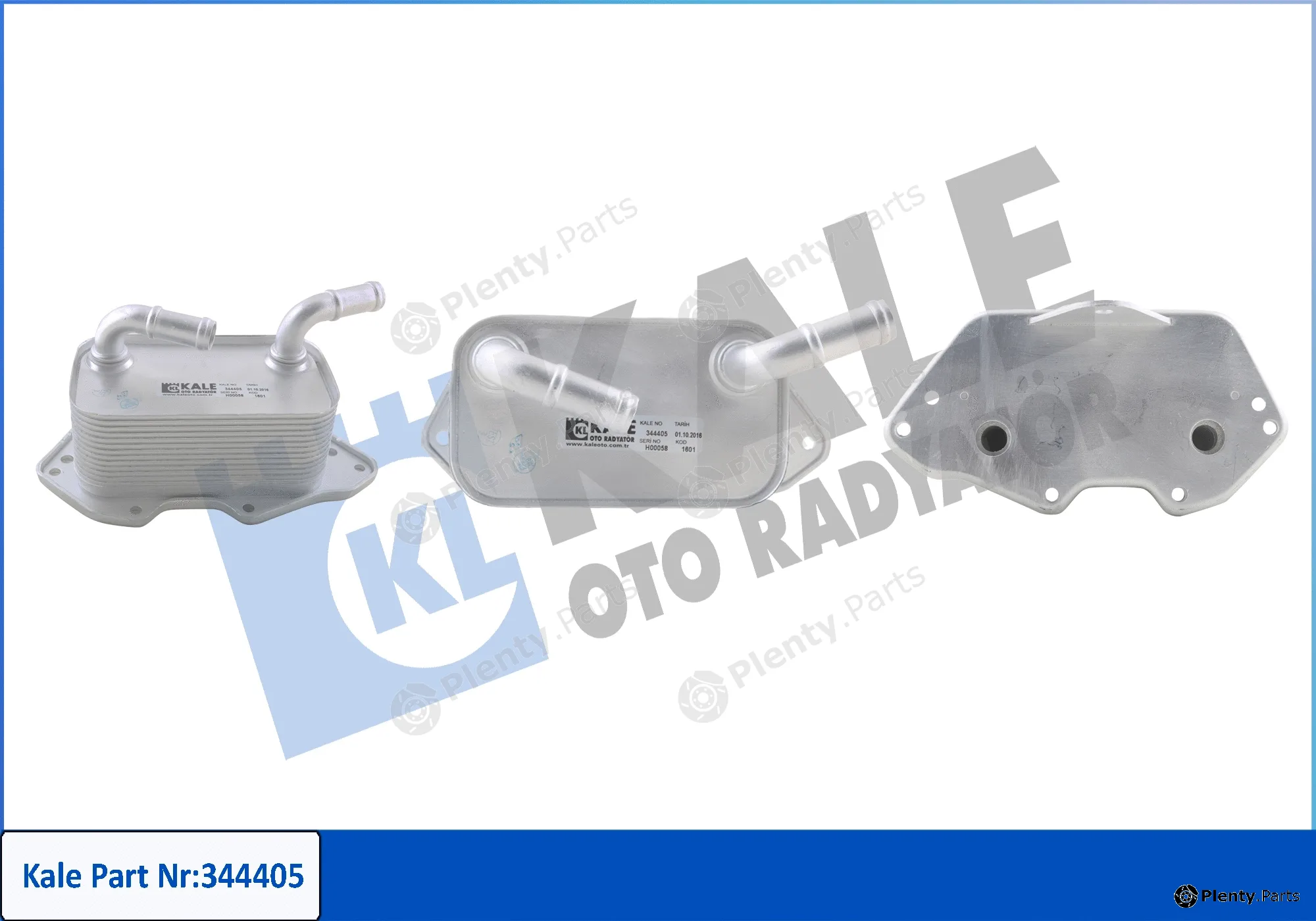 Kale Oto Radyatör 344405 — Oil Cooler, engine oil