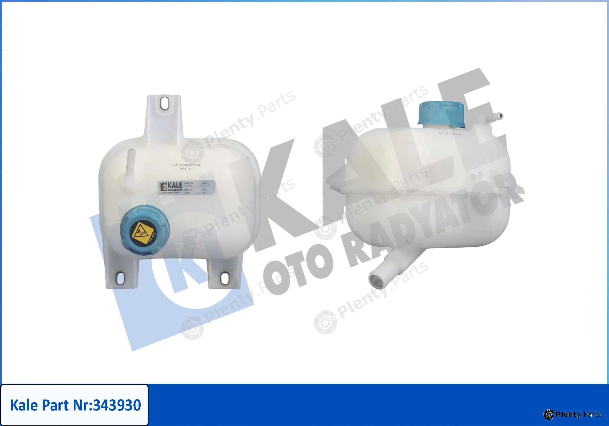 Kale Oto Radyatör 343930 — Expansion Tank, coolant