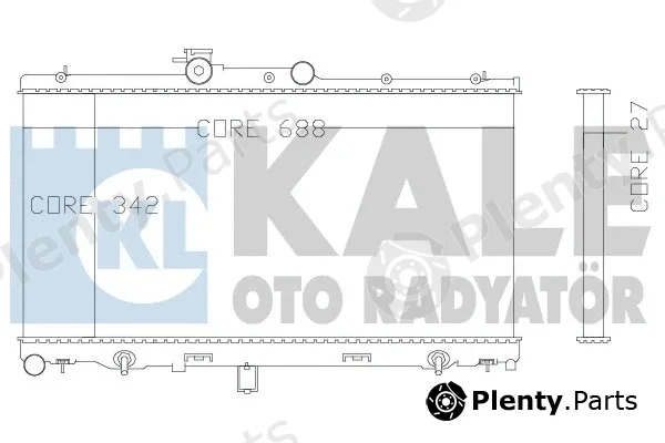 Kale Oto Radyatör 342110 — Radiator, engine cooling