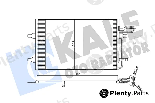 Kale Oto Radyatör 345590 — Condenser, air conditioning