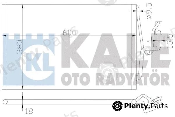 Kale Oto Radyatör 382000 — Condenser, air conditioning
