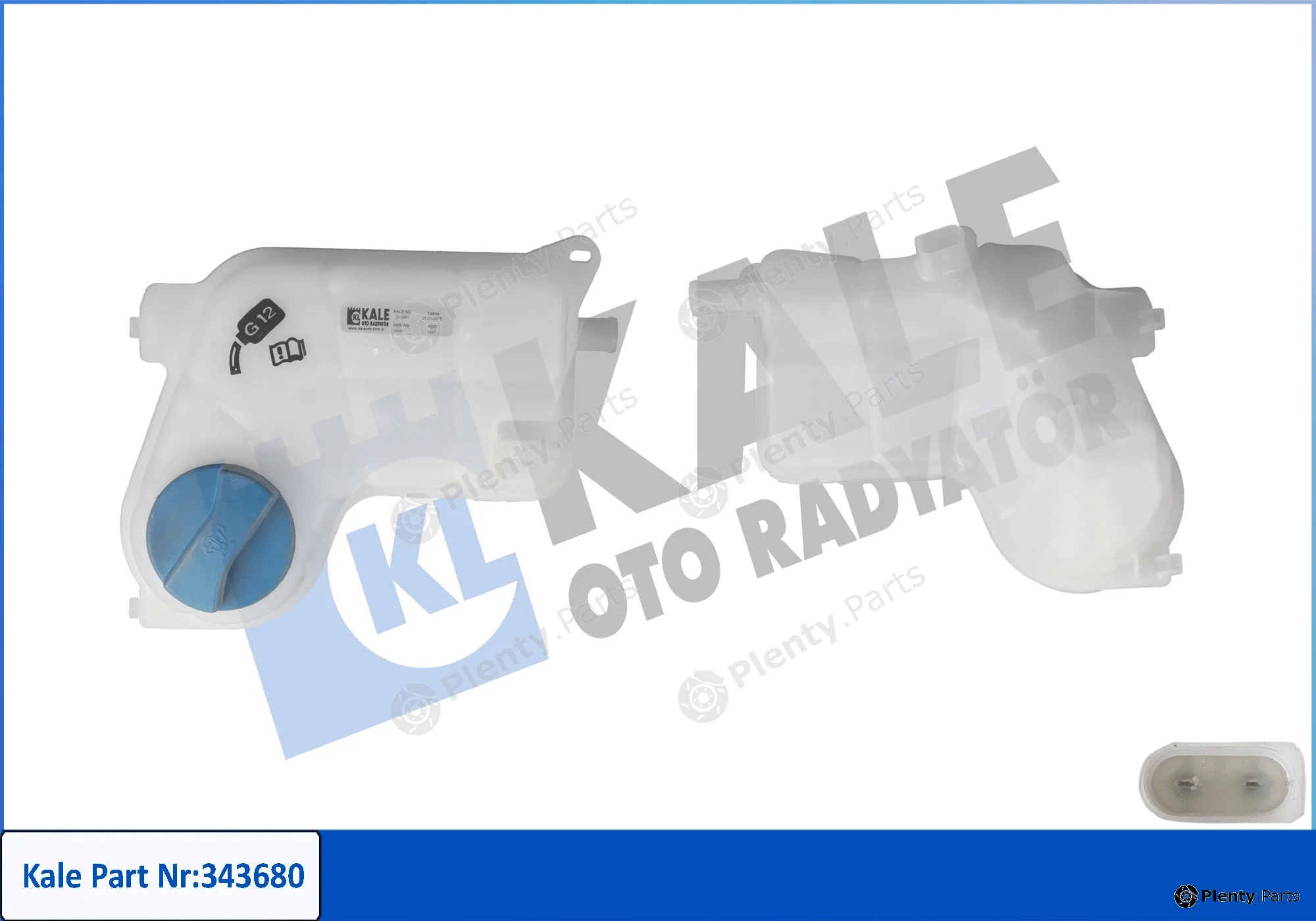 Kale Oto Radyatör 343680 — Expansion Tank, coolant
