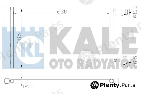 Kale Oto Radyatör 342905 — Condenser, air conditioning